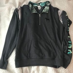 Pink Victoria’s Secret quarter zip